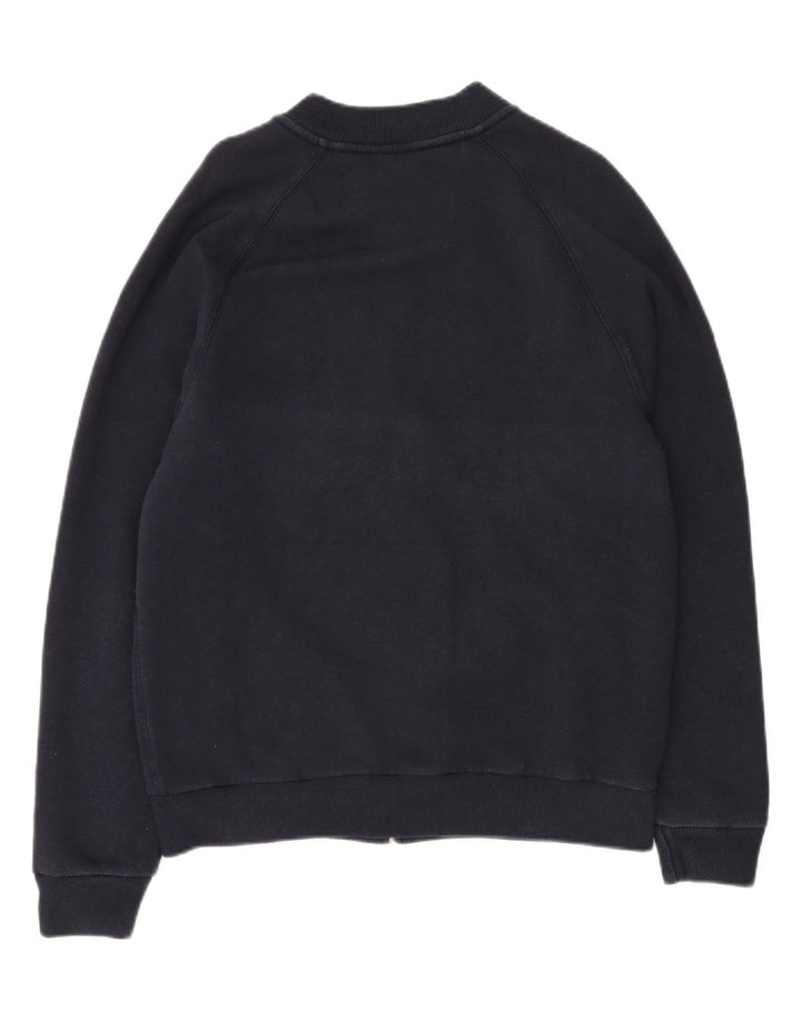 Suéter cardigã feminino JACK WILLS Reino Unido 18 XL azul marinho algodão