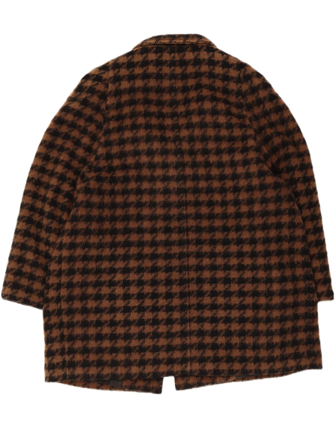ELENA MIRO Sobretudo feminino oversized IT 43 médio marrom houndstooth retrô