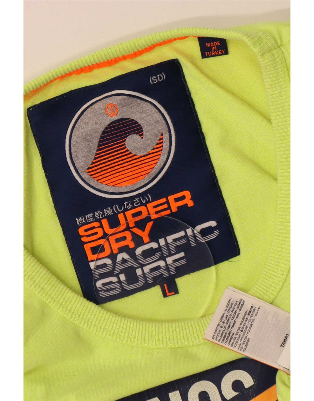 Superdry Mens Graphic Vest Top Grande Algodão Verde