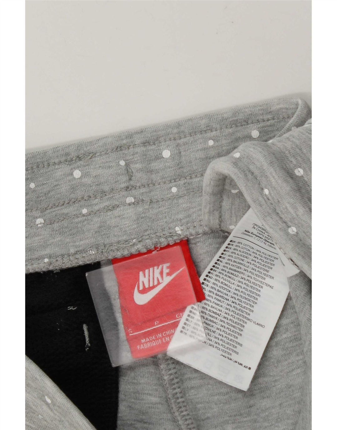 Nike Mens Cargo Sport Shorts Pequeno Algodão Manchado Cinza