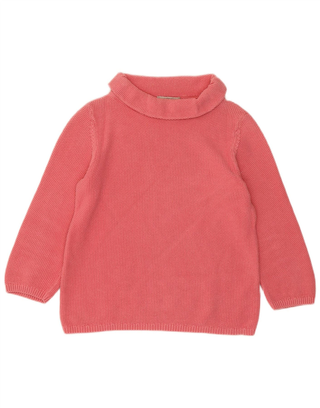 HOBBS Suéter feminino oversized manga 3/4 com gola redonda Reino Unido 6 XS rosa