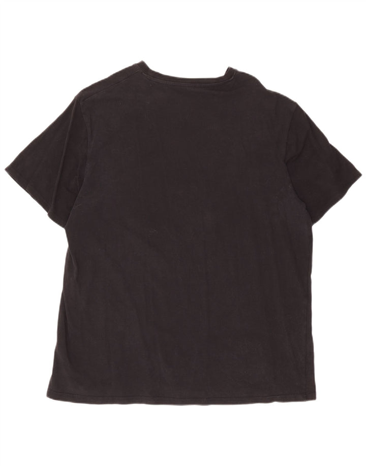 Camiseta masculina Ted Baker grande algodão preto
