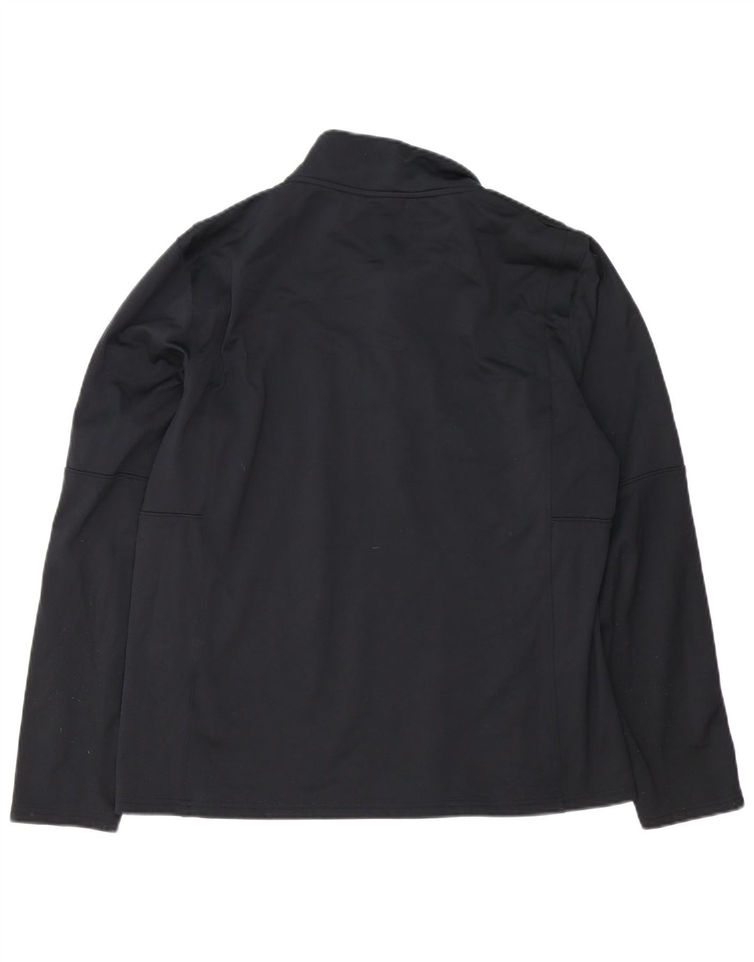 Under Armour Mens Zip Neck Pulôver Treino Top XL Preto Poliéster