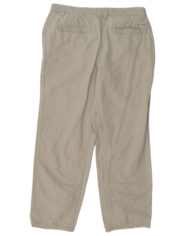 Calça cargo reta masculina COLUMBIA W35 L29 algodão cinza