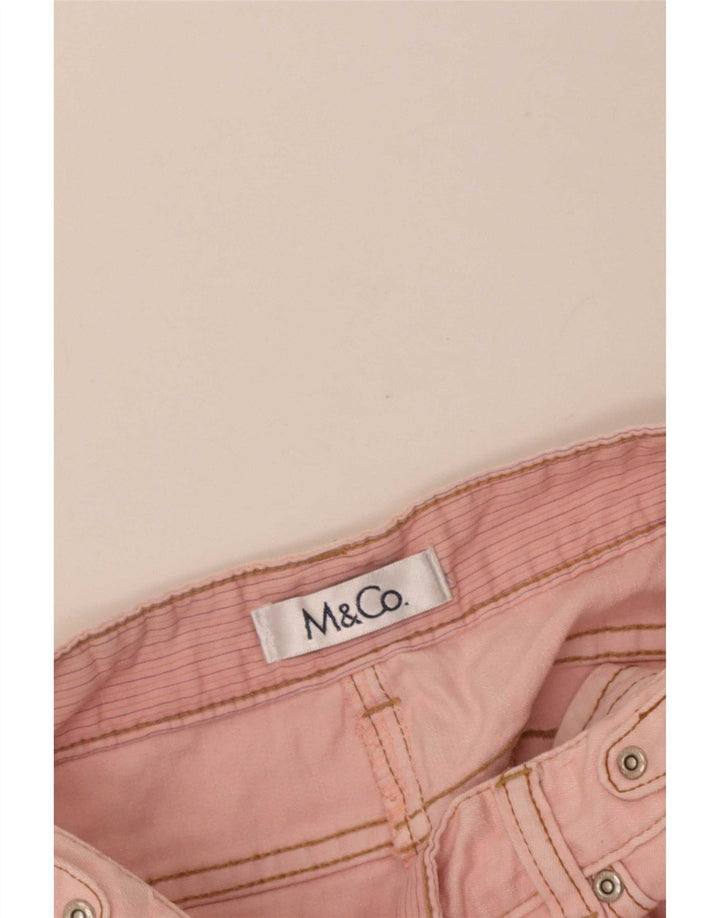 Bermuda feminina regular M&Co W36 XL rosa floral