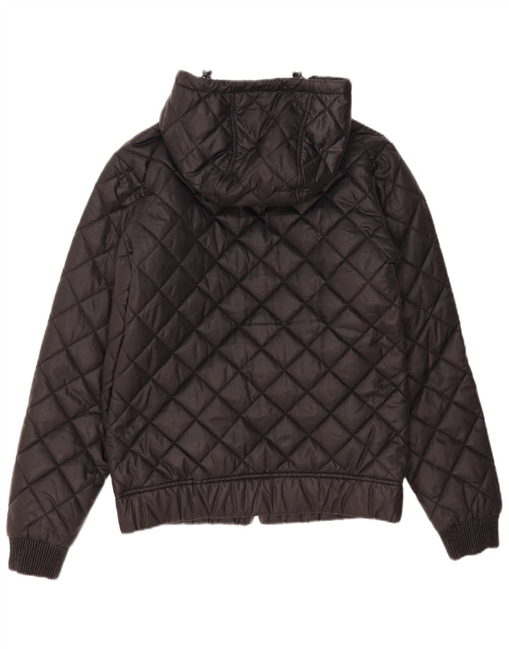 Jaqueta masculina acolchoada com capuz G-Star UK 36 pequena preta
