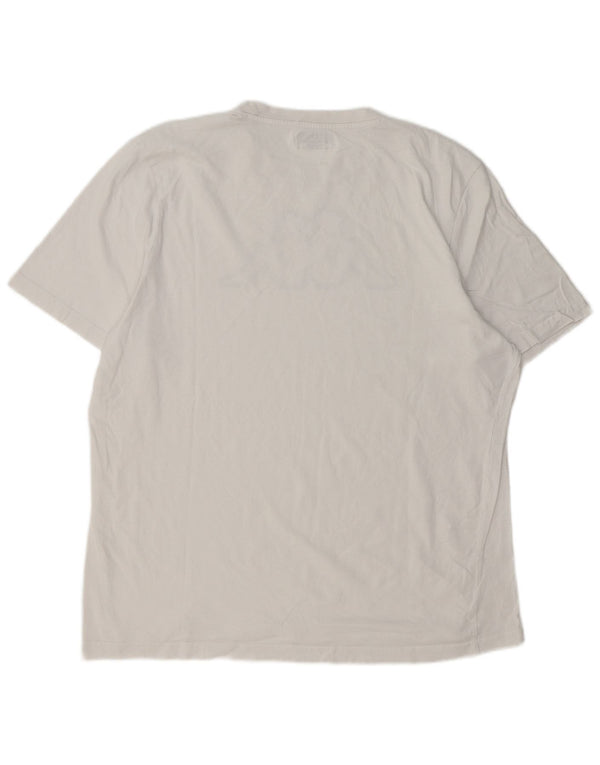 Camiseta gráfica masculina Kappa Top 2XL branca