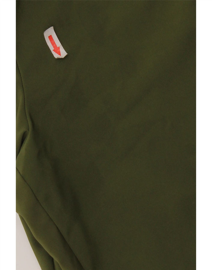 Shorts esportivos masculinos Adidas pequeno poliéster verde