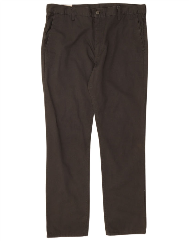 Calça jeans reta masculina Levi's W36 L32 algodão cinza
