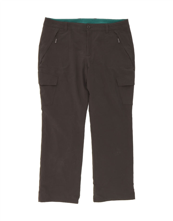 EDDIE BAUER Womens Straight Cargo Trousers US 18 2XL W40 L32 Black Vintage Eddie Bauer and Second-Hand Eddie Bauer from Messina Hembry 