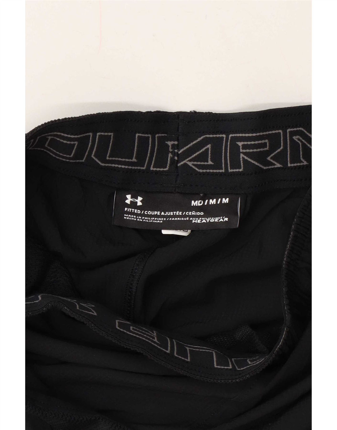 Shorts esportivos masculinos Under Armour Heat Gear médio azul marinho