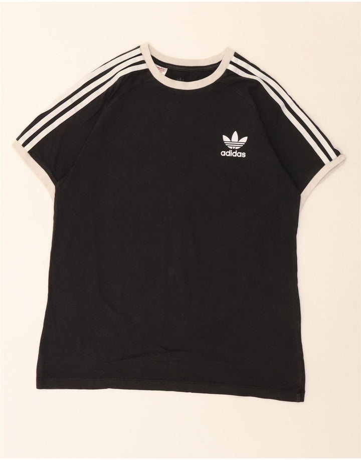 Camiseta Adidas Menino 13-14 Anos Algodão Preto