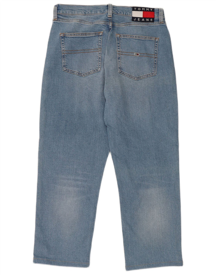 Jeans cropped feminino Tommy Hilfiger W28 L23 algodão azul