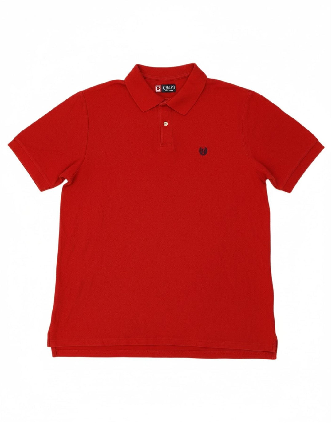 Camisa polo masculina CHAPS grande algodão vermelho