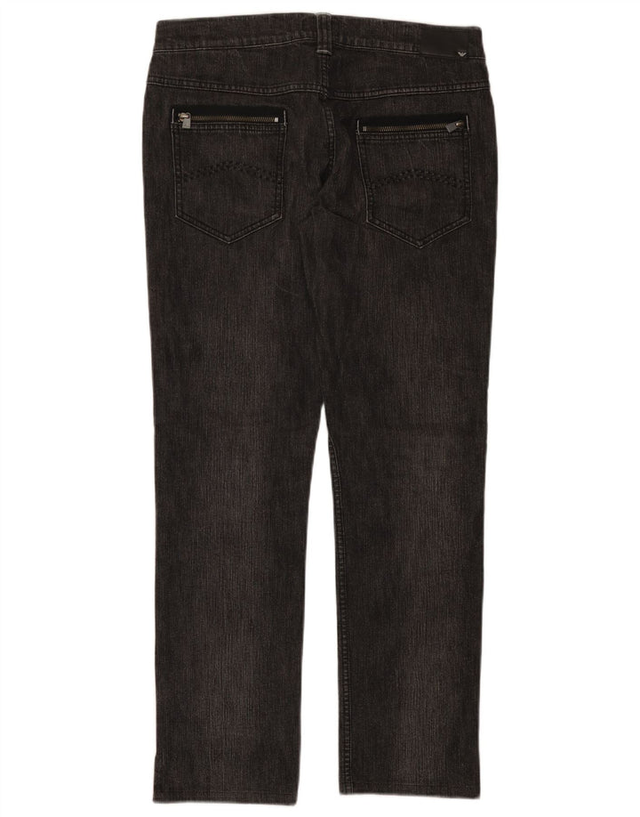 Jeans retos femininos Armani W29 L28 cinza