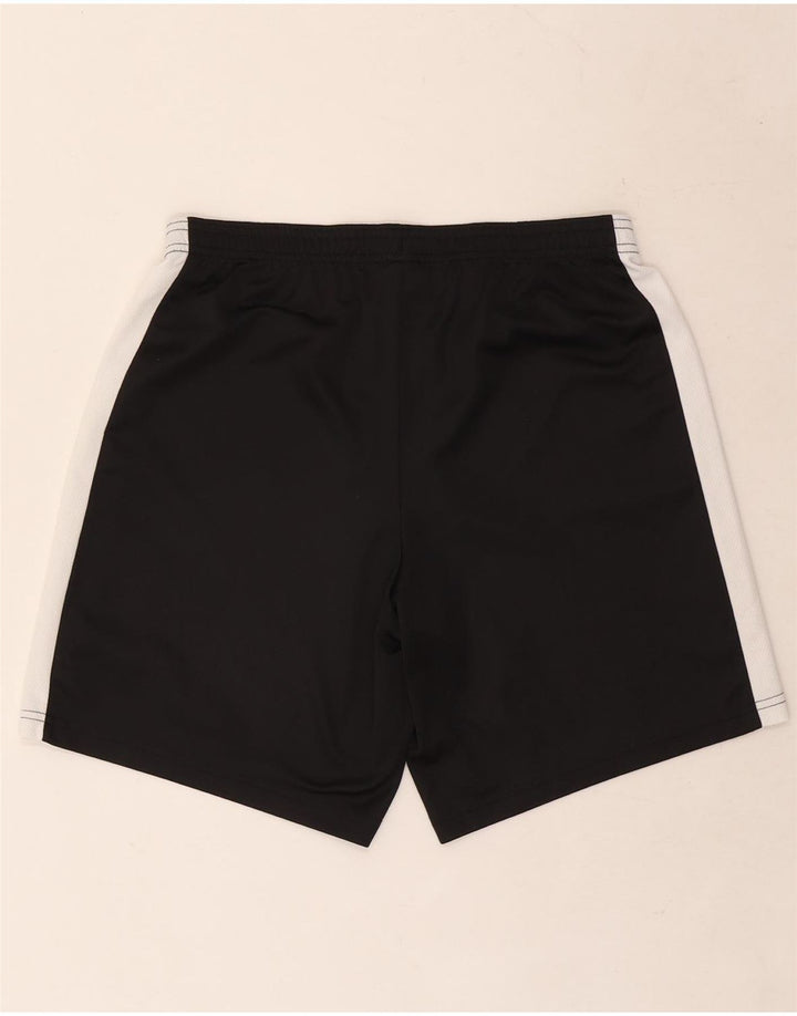 Shorts esportivos masculinos Nike Dri Fit Slim Fit médio preto colorblock poliéster