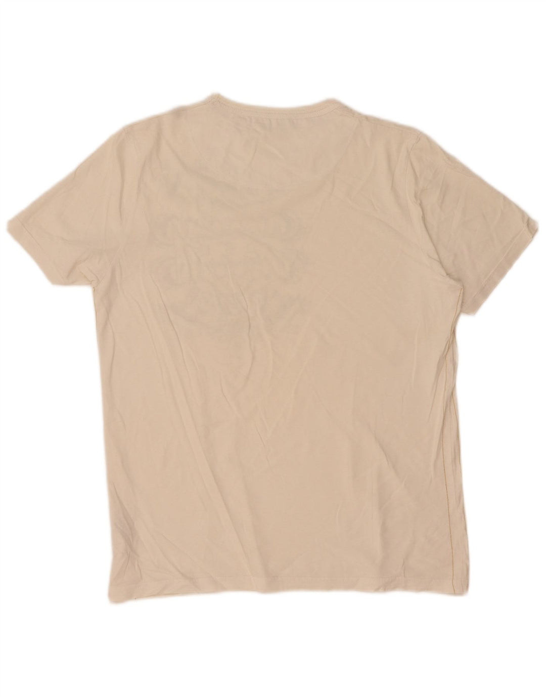 Camiseta gráfica masculina Ted Baker tamanho superior 3 algodão branco médio