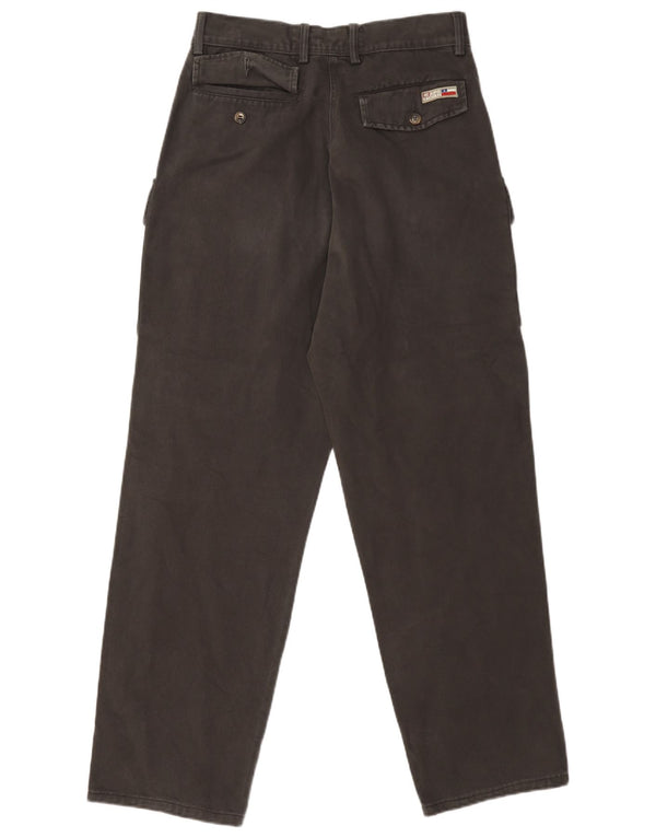 Cape Horn Womens Straight Cargo Calças tamanho 46 Médio W28 L29 Algodão Cinza