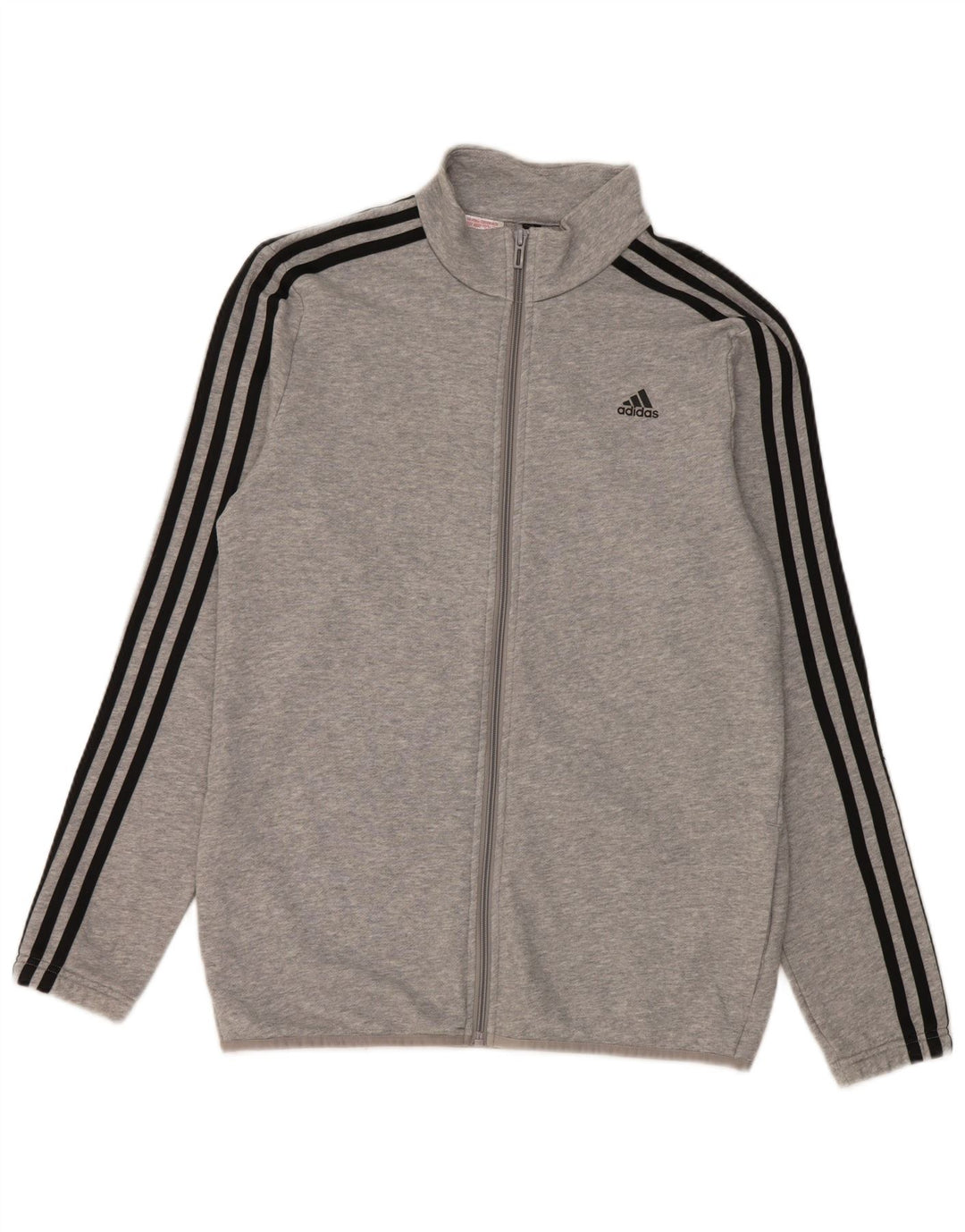 Jaqueta Adidas Meninos Treino Top 15-16 Anos Cinza Algodão