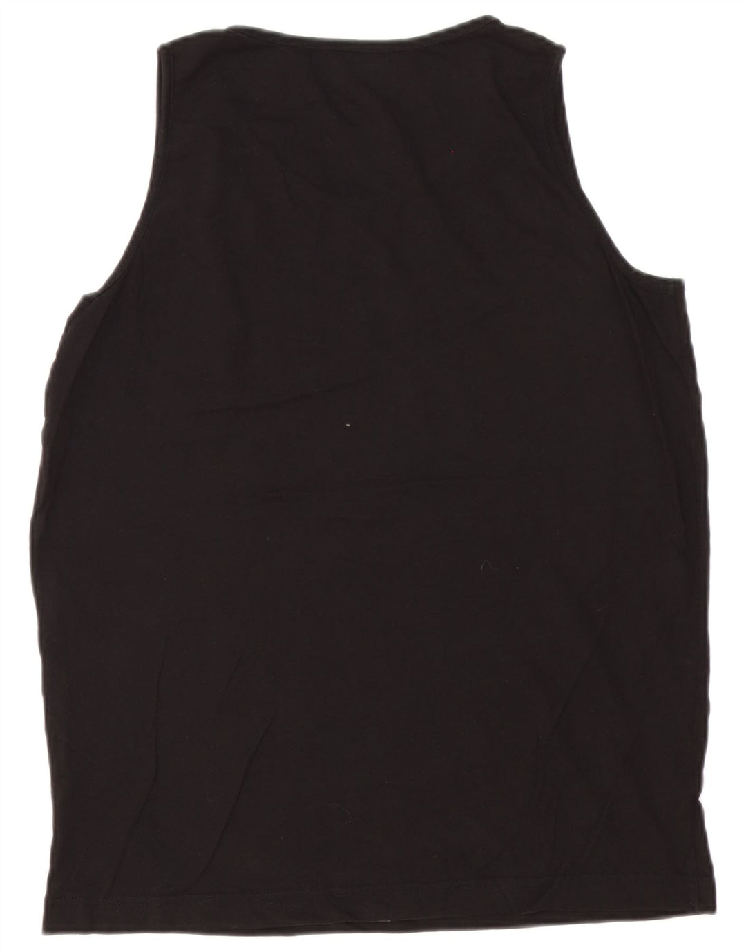 Kappa Mens Colete Top Grande Algodão Preto