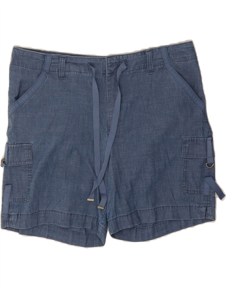 LEE Womens Mid Rise Regular Fit Cargo Shorts W36 XL Blue Vintage Lee and Second-Hand Lee from Messina Hembry 
