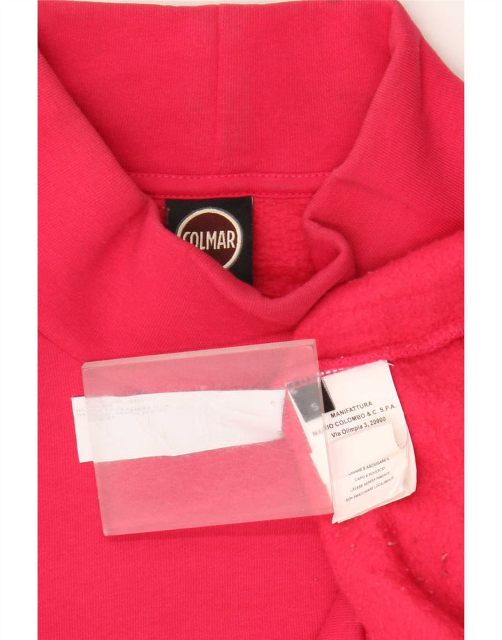 Suéter feminino grande com estampa gráfica Colmar Reino Unido 10 algodão rosa pequeno