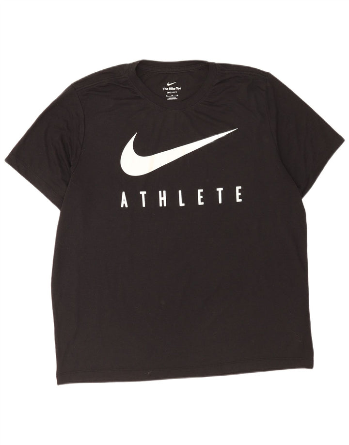 Camiseta Nike Masculina Dri Fit Graphic Top XL Preto Poliéster