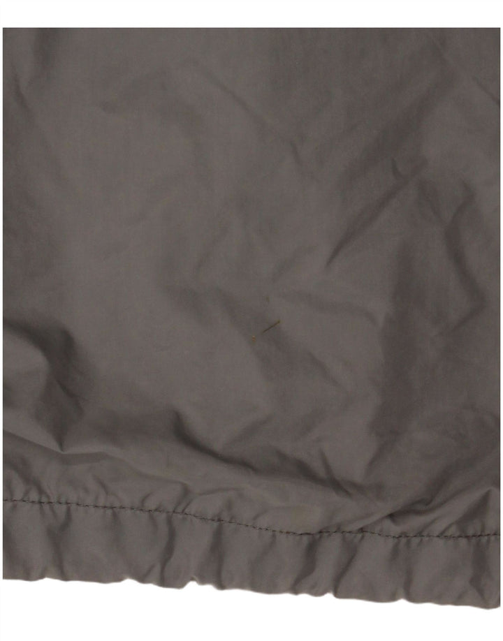 Jaqueta de chuva masculina Champion com capuz grande tamanho UK 38 cinza médio