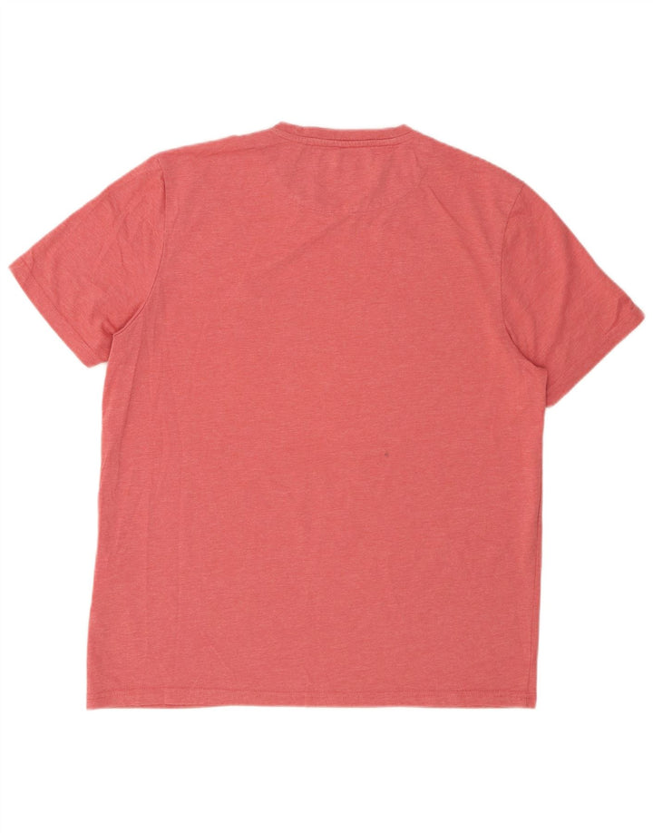 Camiseta masculina LYLE & SCOTT grande poliéster vermelho