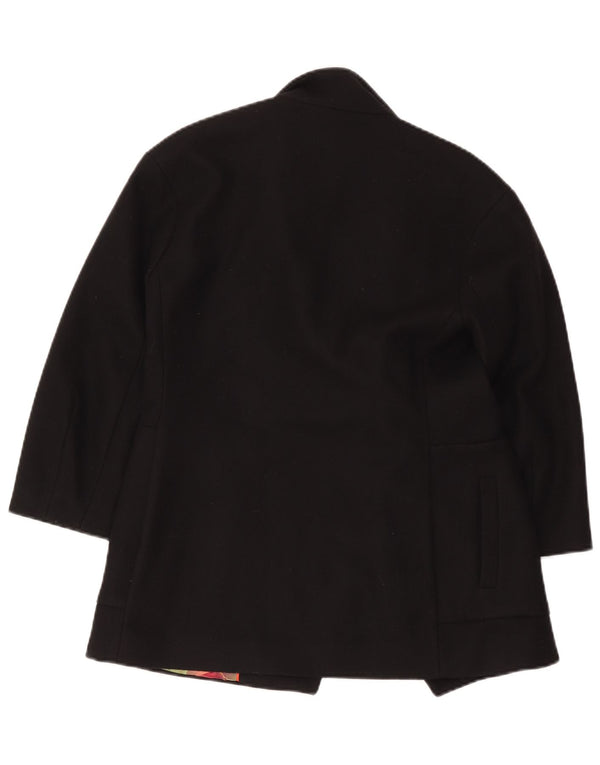 Sobretudo aberto grande Ted Baker feminino tamanho 1 XS preto
