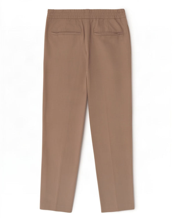 Zara Calça Chino Feminina Reta Pequena W30 L28 Bege Viscose