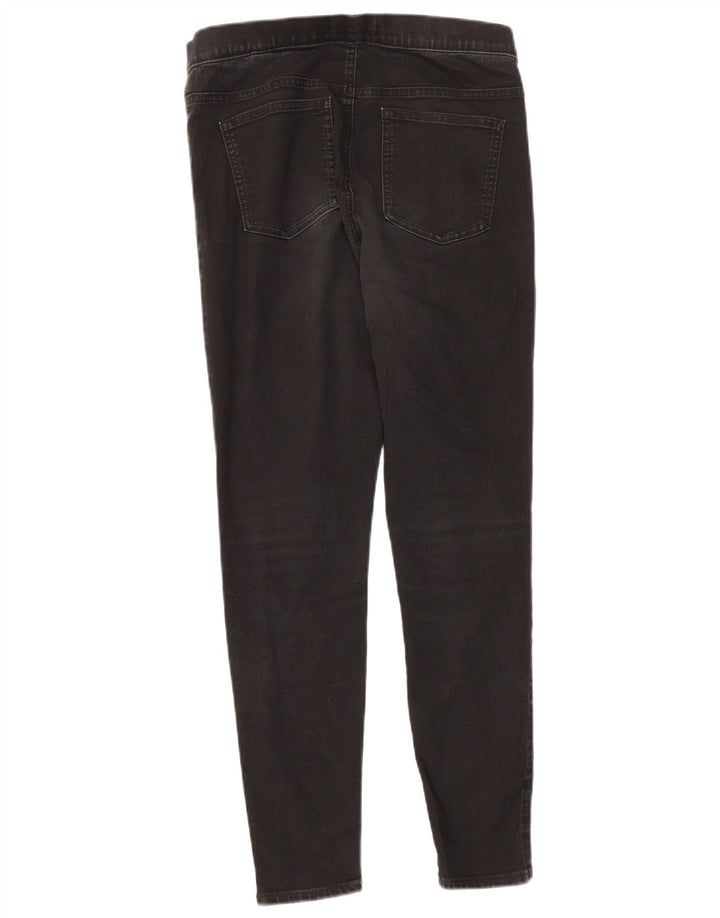 Jeans Marks & Spencer feminino regular fit Jegging UK 12 médio W30 L28 preto
