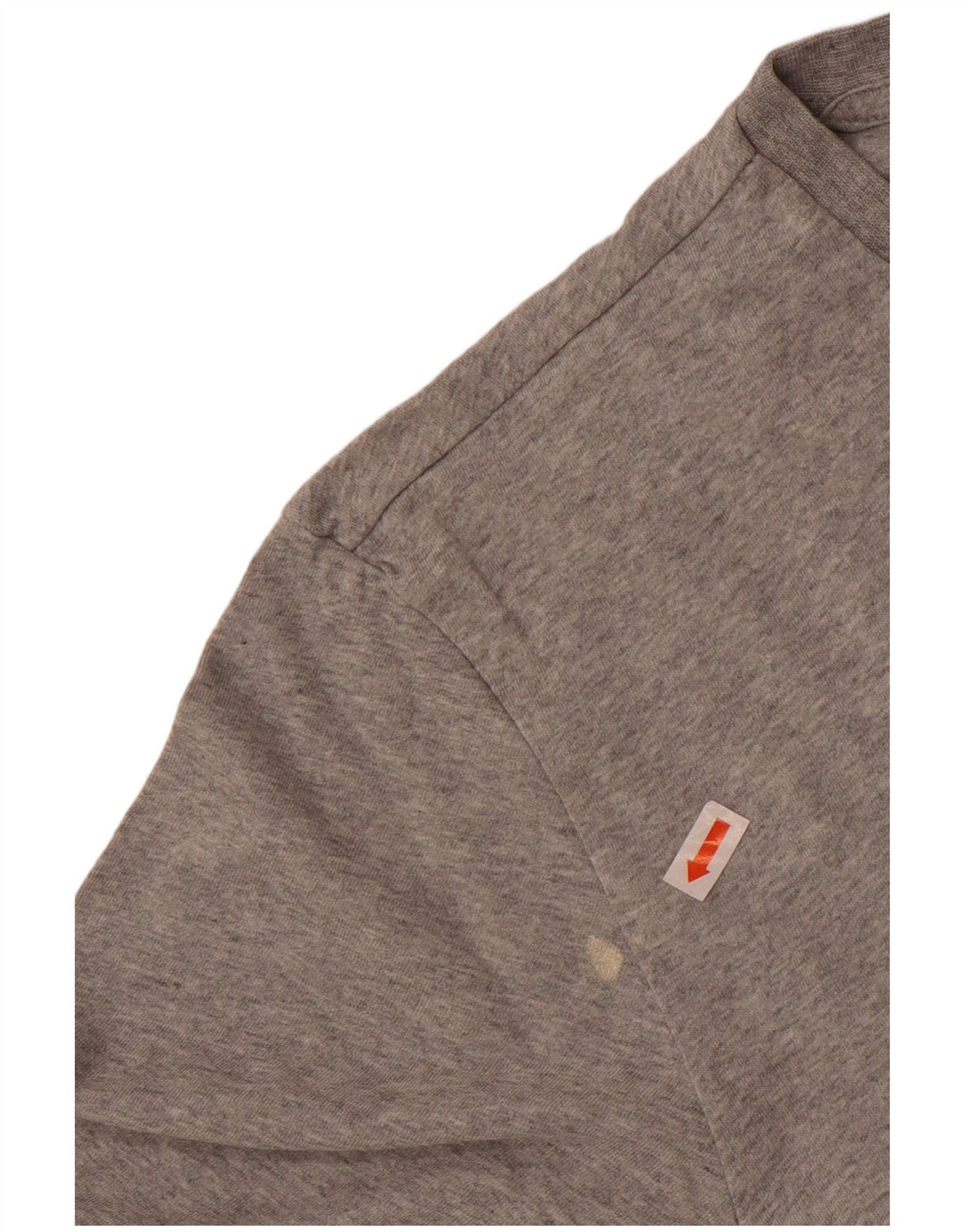 Camiseta masculina Adidas Top XL cinza manchado de algodão