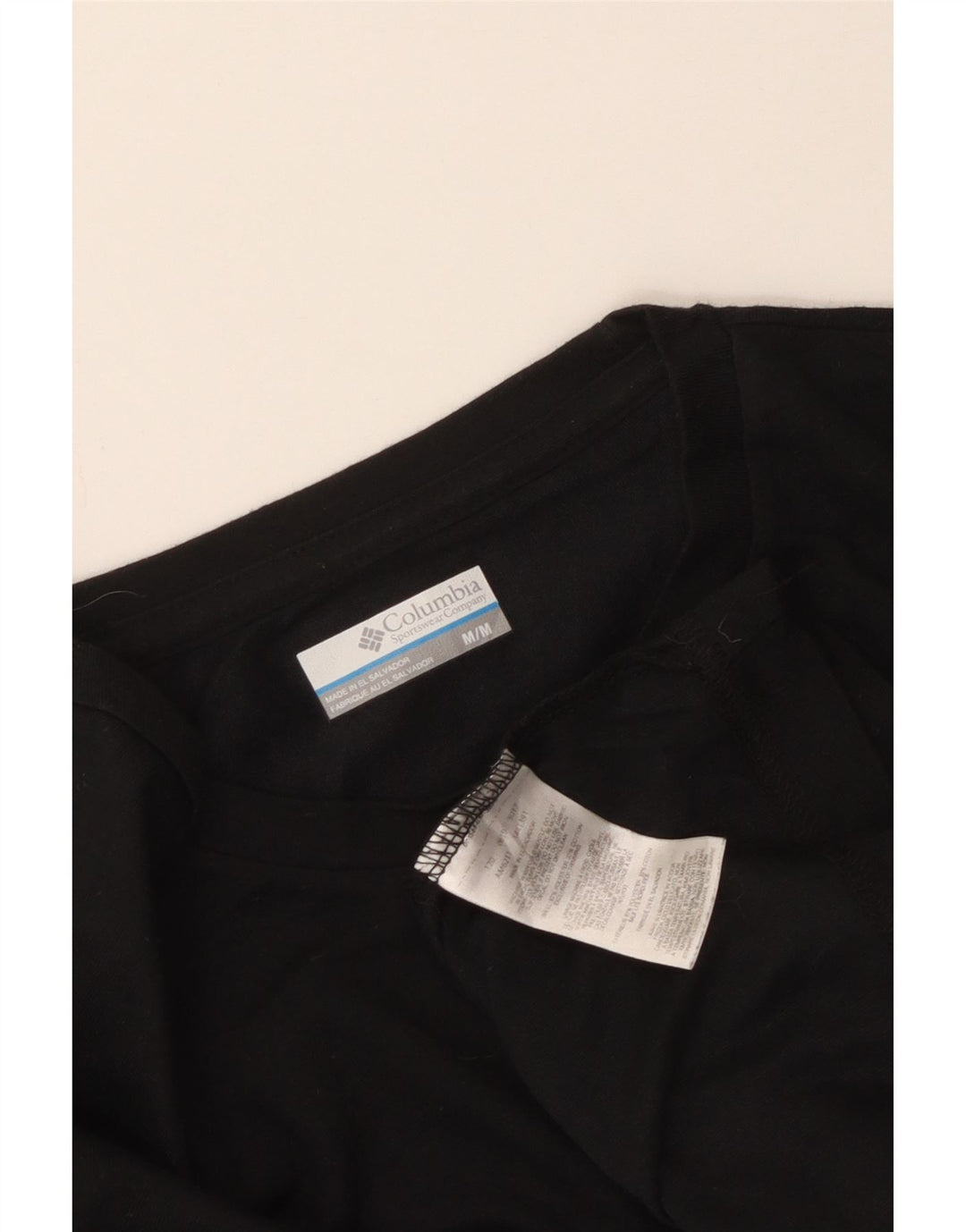 Columbia Mens Omni-Wick Camiseta Top Médio Poliéster Preto