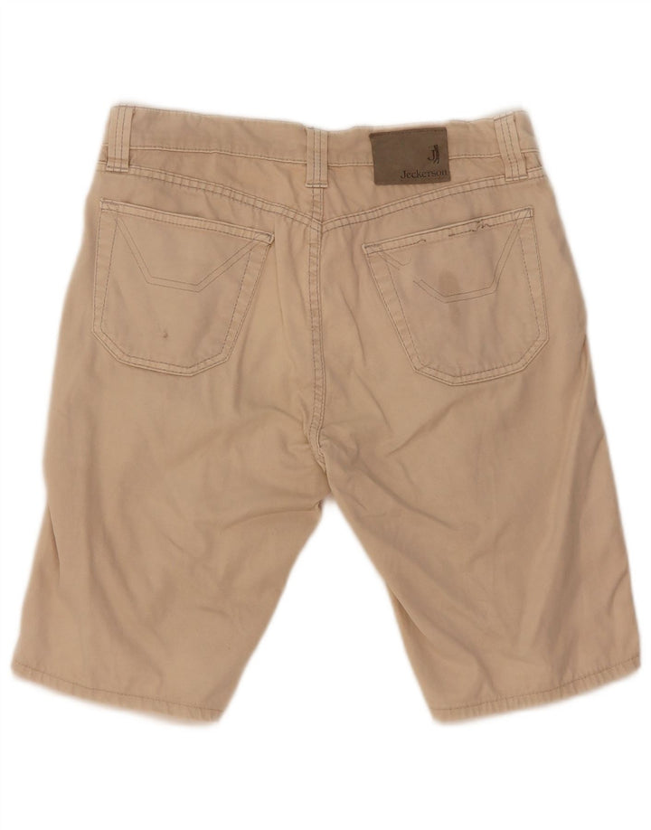 Shorts casual masculino Jeckerson W31 médio bege
