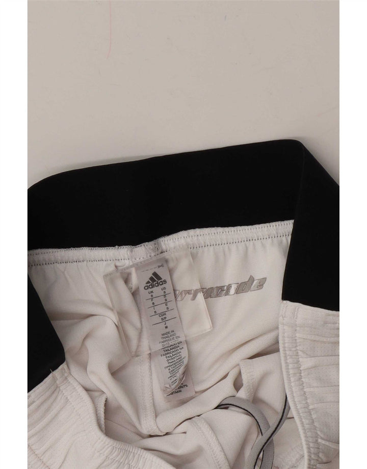 Adidas Mens Climachill Sport Shorts Pequeno Poliéster Colorblock Branco