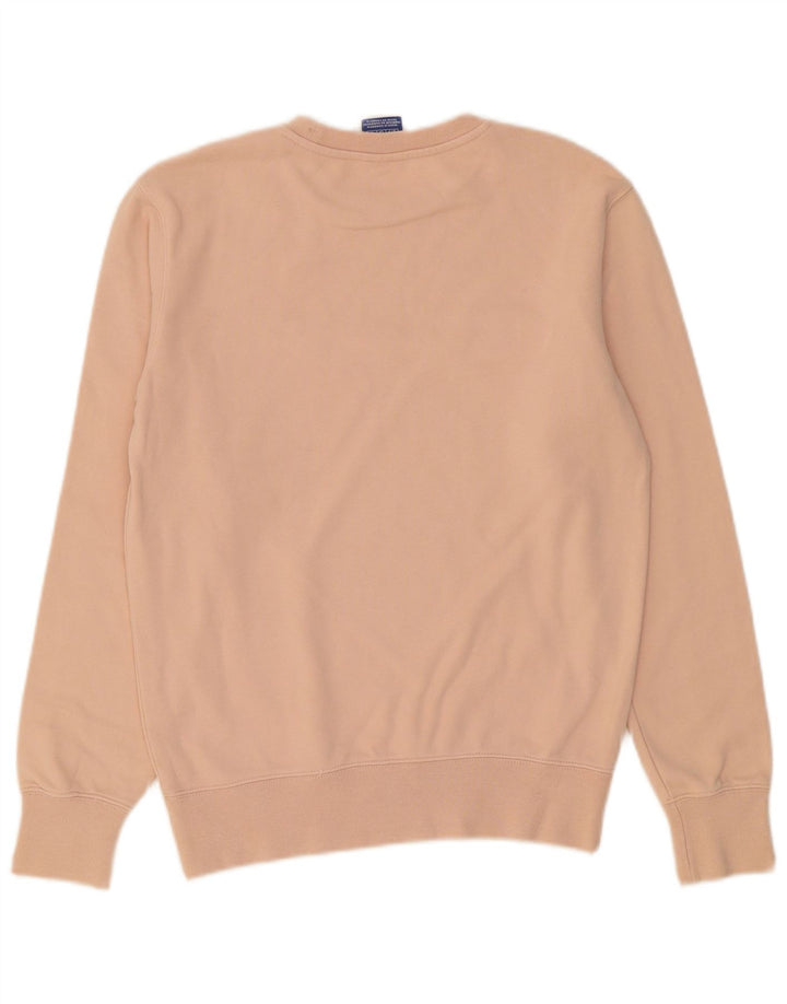 CHAMPION Suéter gráfico masculino com capuz pequeno rosa