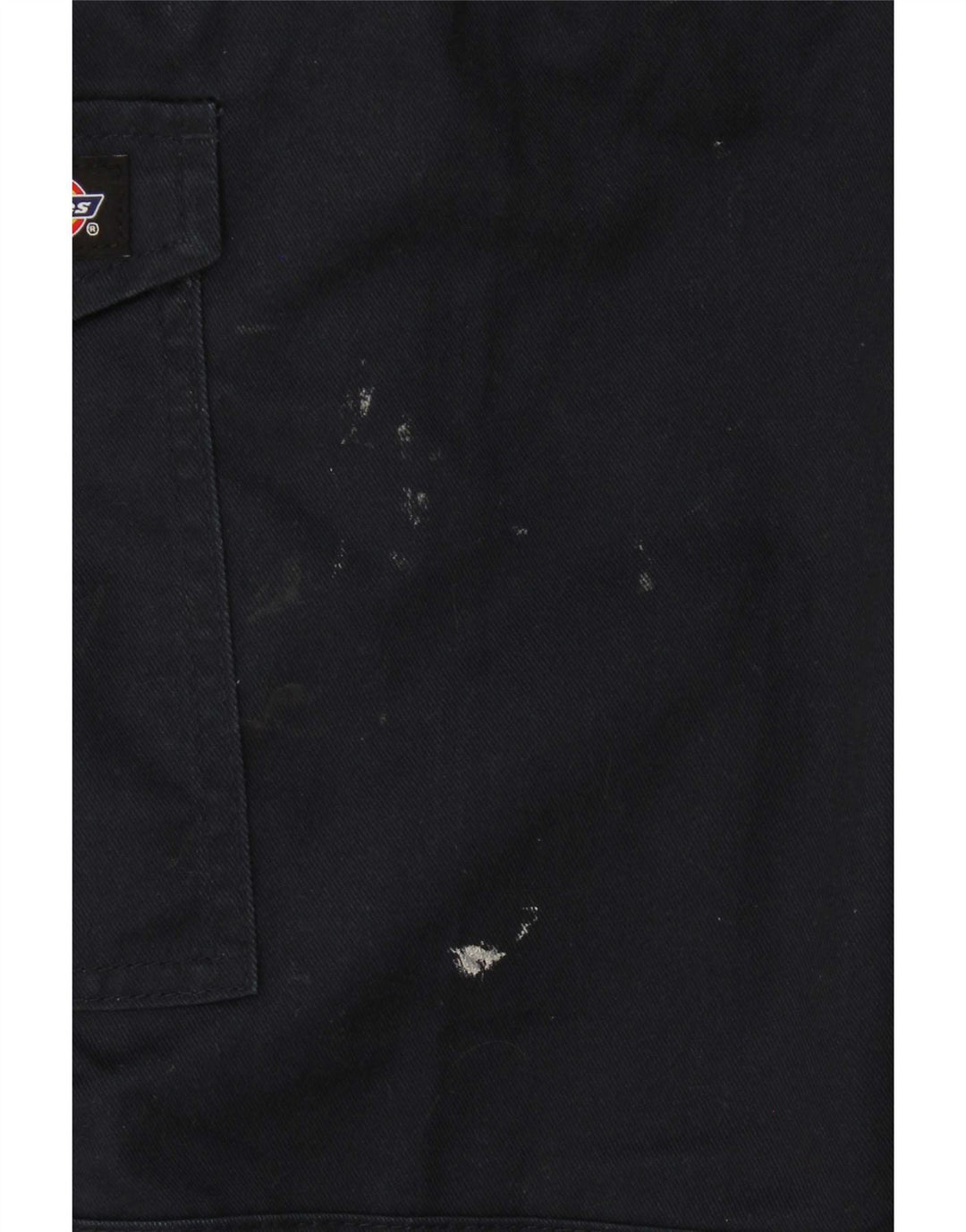 Calças cargo retas masculinas Dickies W34 L26 poliéster azul marinho