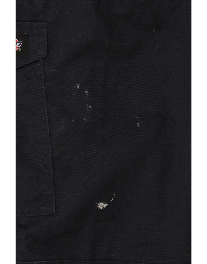 Calças cargo retas masculinas Dickies W34 L26 poliéster azul marinho