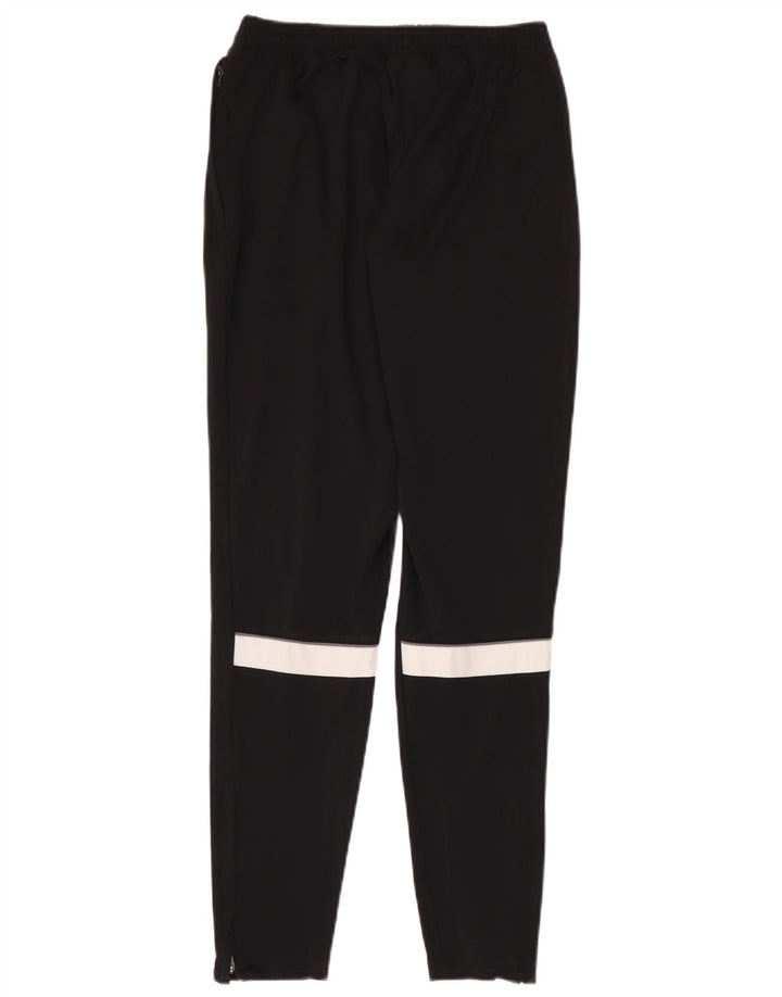 Calça de treino masculina Nike Dri Fit pequena preta colorblock poliéster