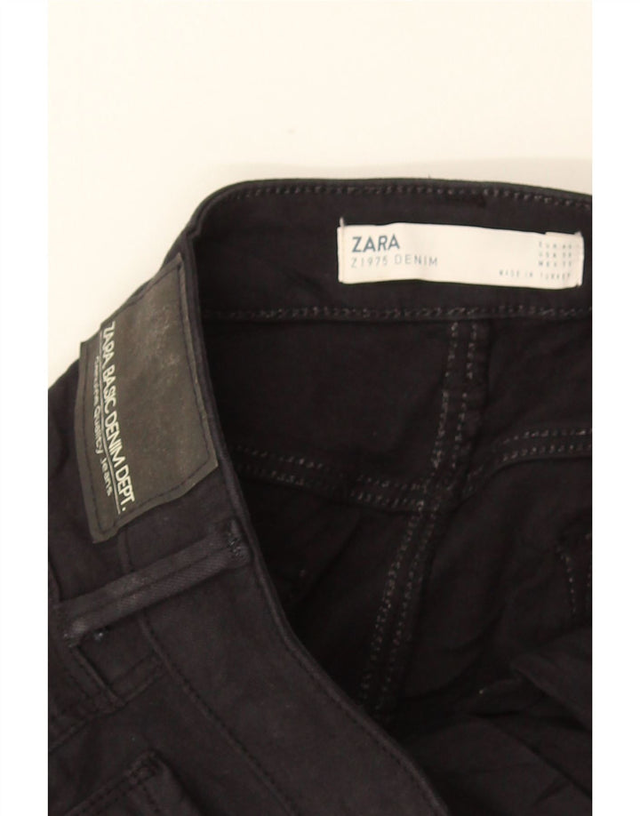 ZARA Jeans Skinny Feminino EU 40 Médio W30 L27 Preto