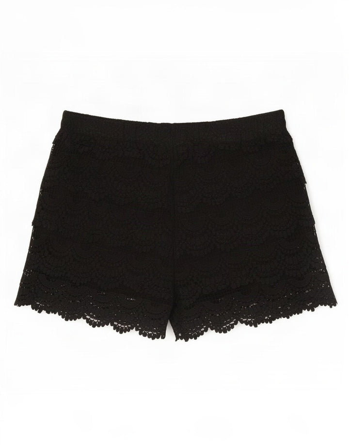 Zara Shorts feminino casual pequeno W26 preto