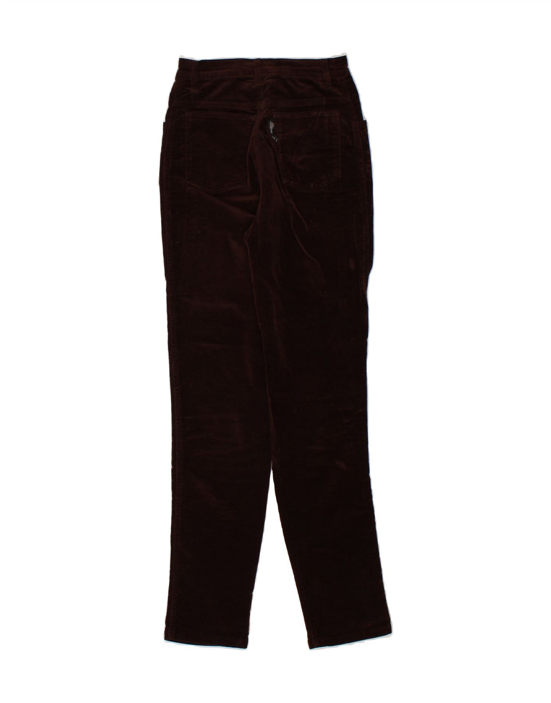 BLUMARINE Womens Slim Casual Trousers W22 L29 Brown Cotton Vintage Blumarine and Second-Hand Blumarine from Messina Hembry 