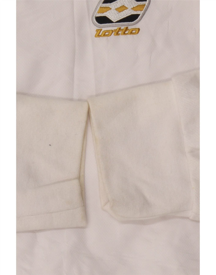 Lotto Mens Graphic Tracksuit Top Jacket XL Branco Colourblock Poliéster