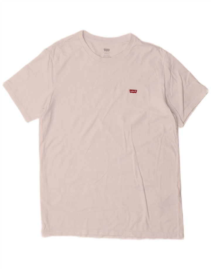 Camiseta masculina padrão Levi's Top médio algodão branco