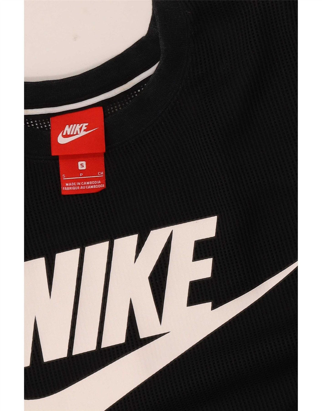 Colete gráfico masculino Nike pequeno listrado preto