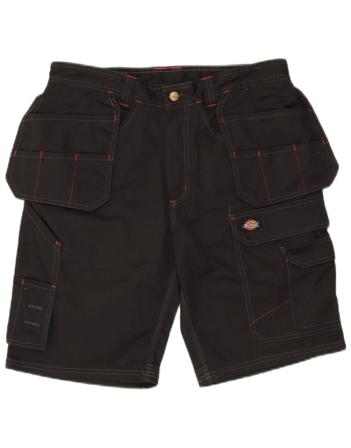Shorts cargo masculino Dickies W32 poliéster preto médio
