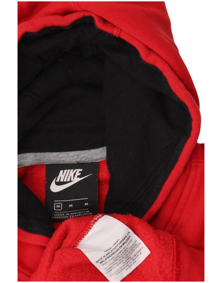 Nike Mens Graphic Hoodie Jumper Médio Algodão Vermelho