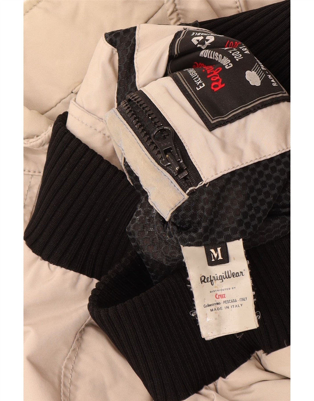 Jaqueta Refrigiwear Feminina Cruz Bomber UK 14 Médio Bege Poliamida