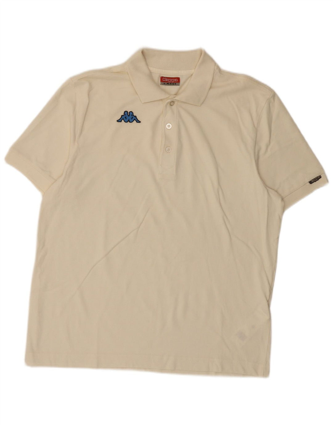 Camisa polo masculina Kappa grande algodão branco